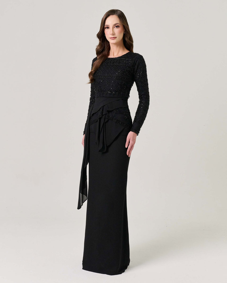 NASHAA MAHARANEE - BLACK – Qiszar